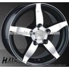 HRTC SUV negro / plata llantas de coches 13inch 14inch 15inch 16inch 17inch ruedas de aleación de coche